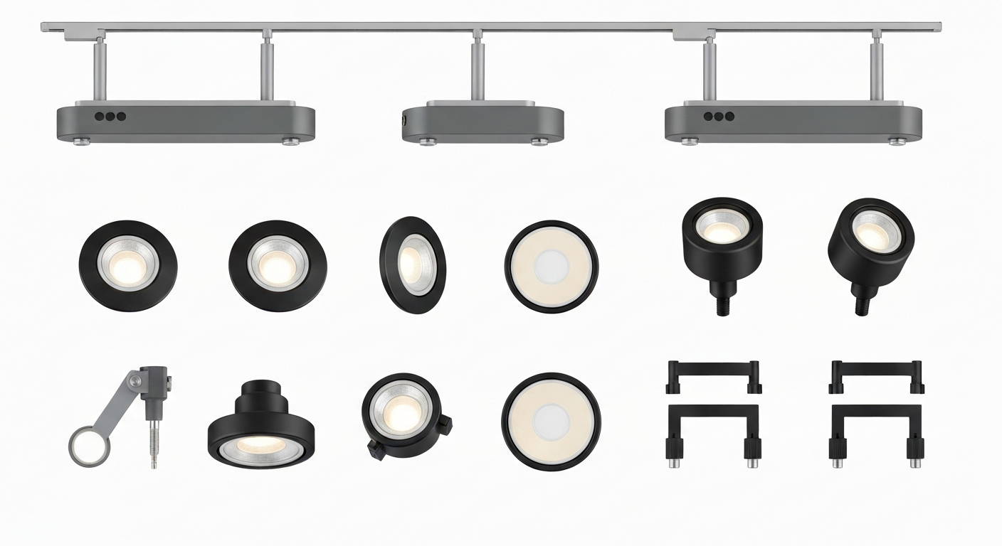อุปกรณ์เสริม track light magnetic ครบชุด Striva