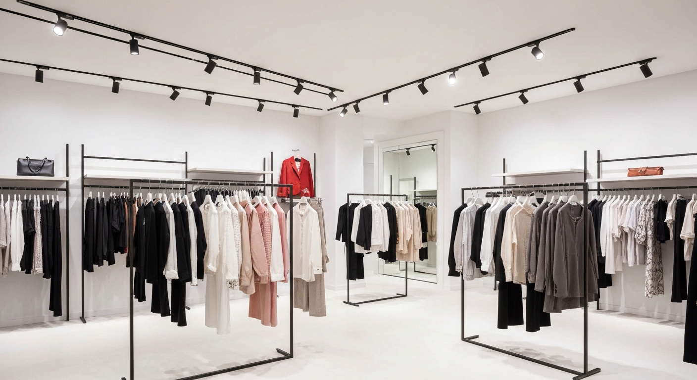 แทรคไลท์ร้านเสื้อผ้า fashion lighting